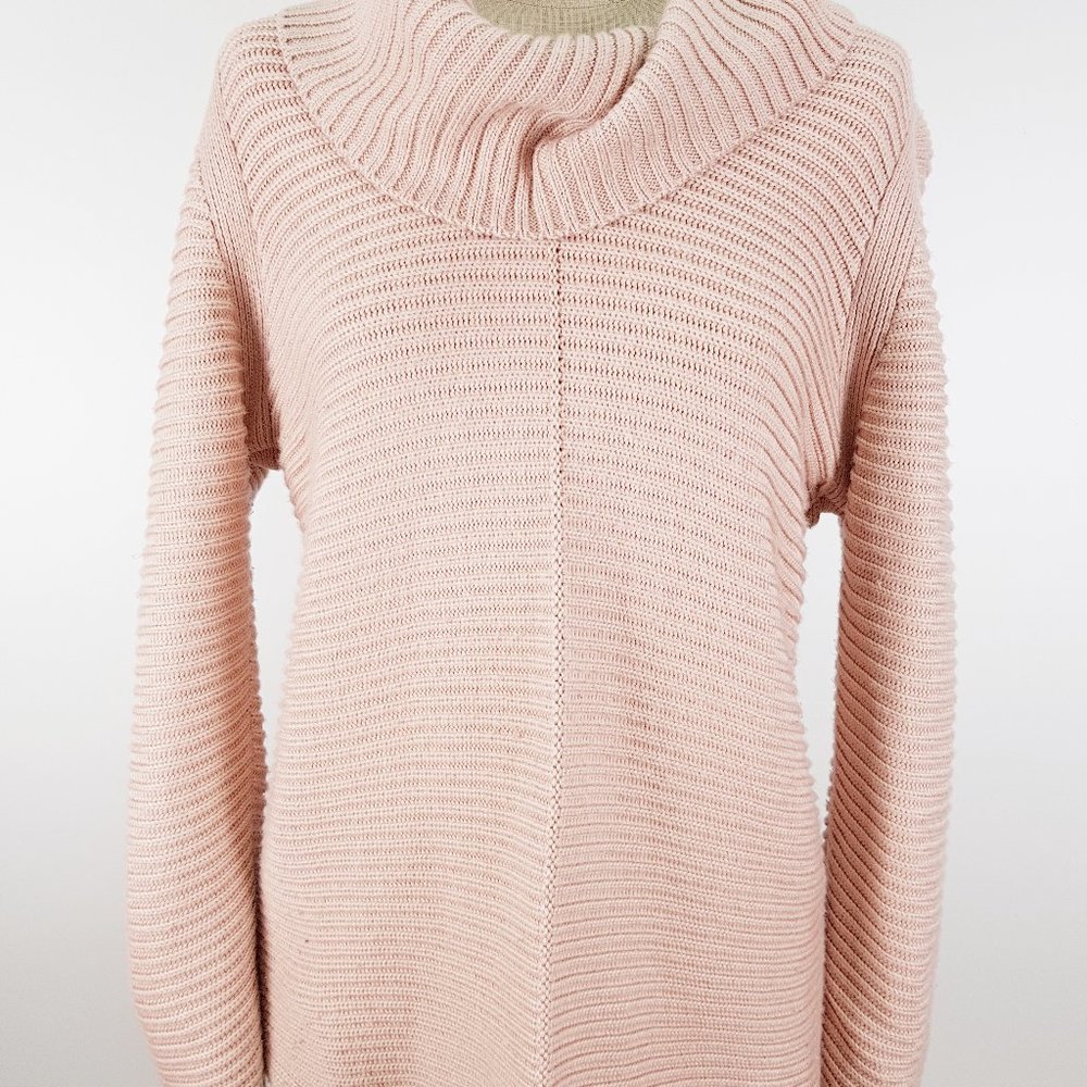 Calvin Klein Pink Sweater, Knitted Turtleneck